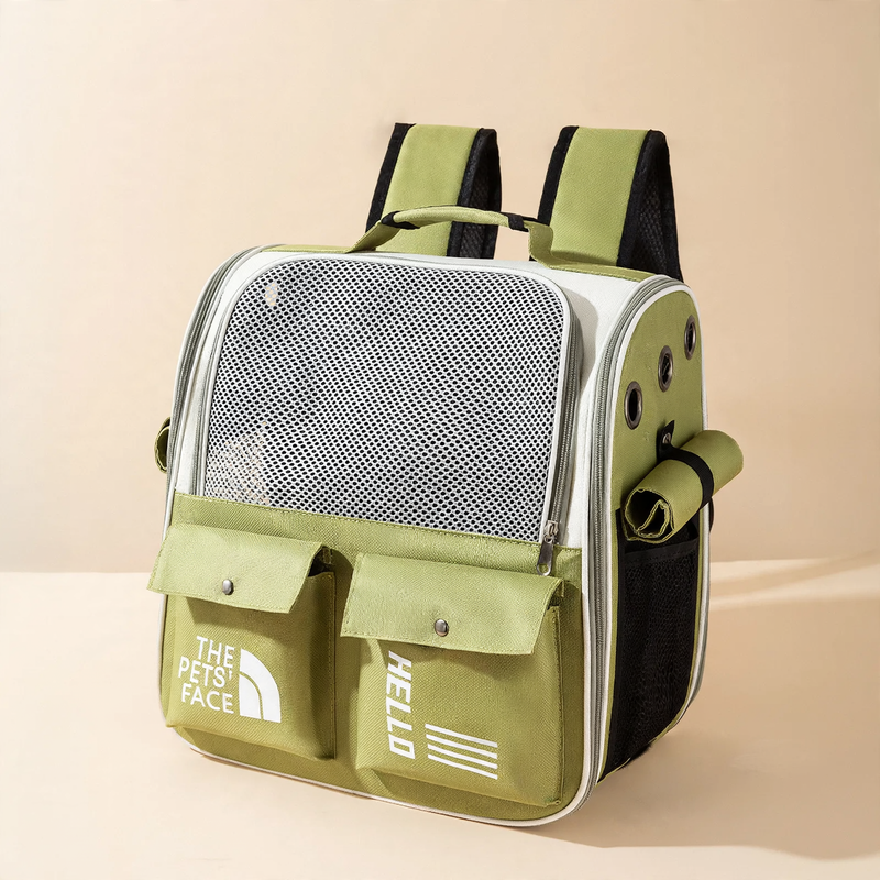 Backpack carrier for cats and small dogs