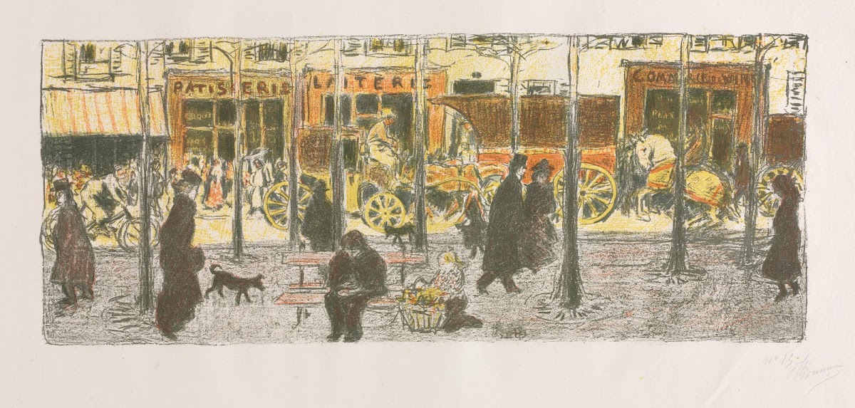 Some Aspects Of Paris Life Boulevard 1899