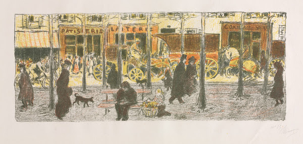 Some Aspects Of Paris Life Boulevard 1899