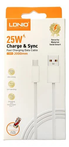 Cable USB-A a USB-C 2 m 25W