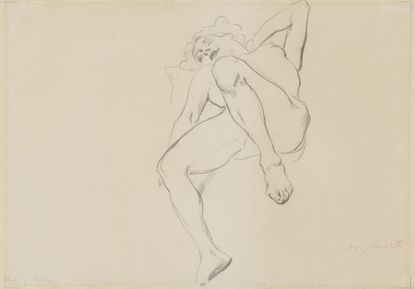 Liegender Frauenakt Studie Ariadne 1913