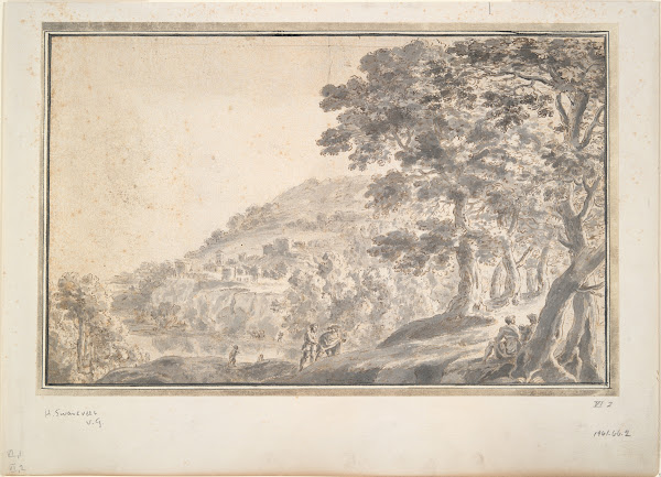 Landscape withFigures 17thcentury