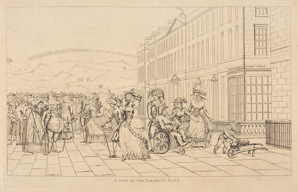 A view of the parade at Bath 1780
