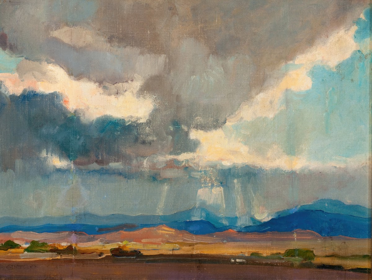 Storm over a Western Landscape 1924
