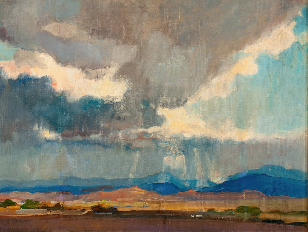 Storm over a Western Landscape 1924