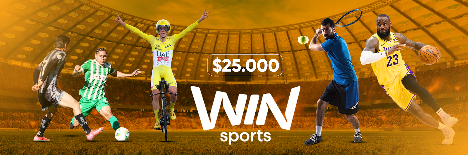 Paquete WIN Sports por $25.000
