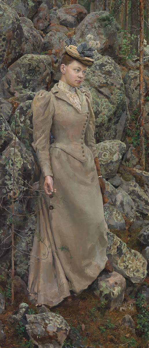 Portrait Of The Artists Wife 1893