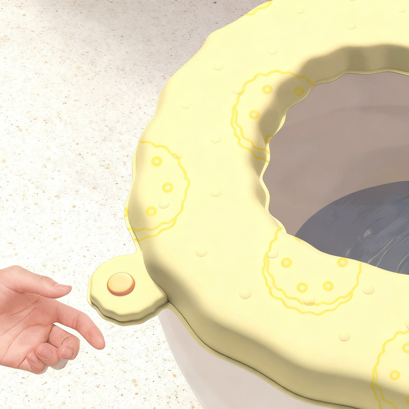 Toilet seat cover made of EVA, water-repellent