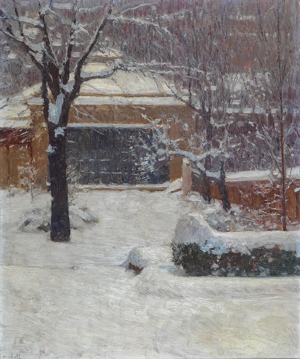 Winter at Hohe Warte Rothschild Gardens c 1902