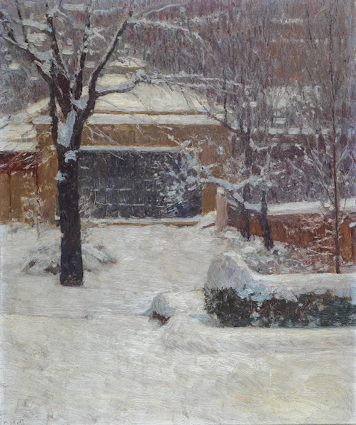 Winter at Hohe Warte Rothschild Gardens c 1902