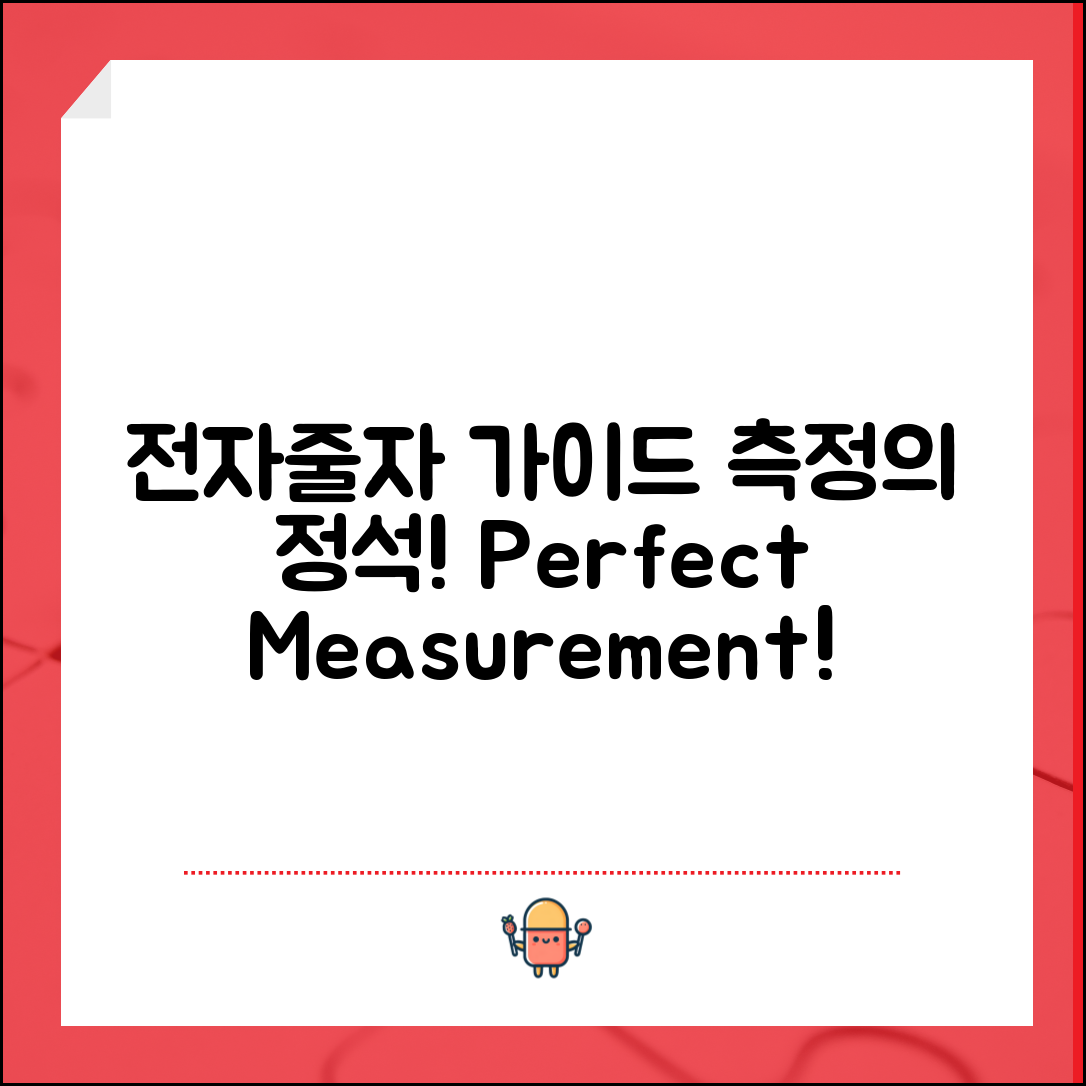 전자줄자 완벽 가이드: 측정의 정석