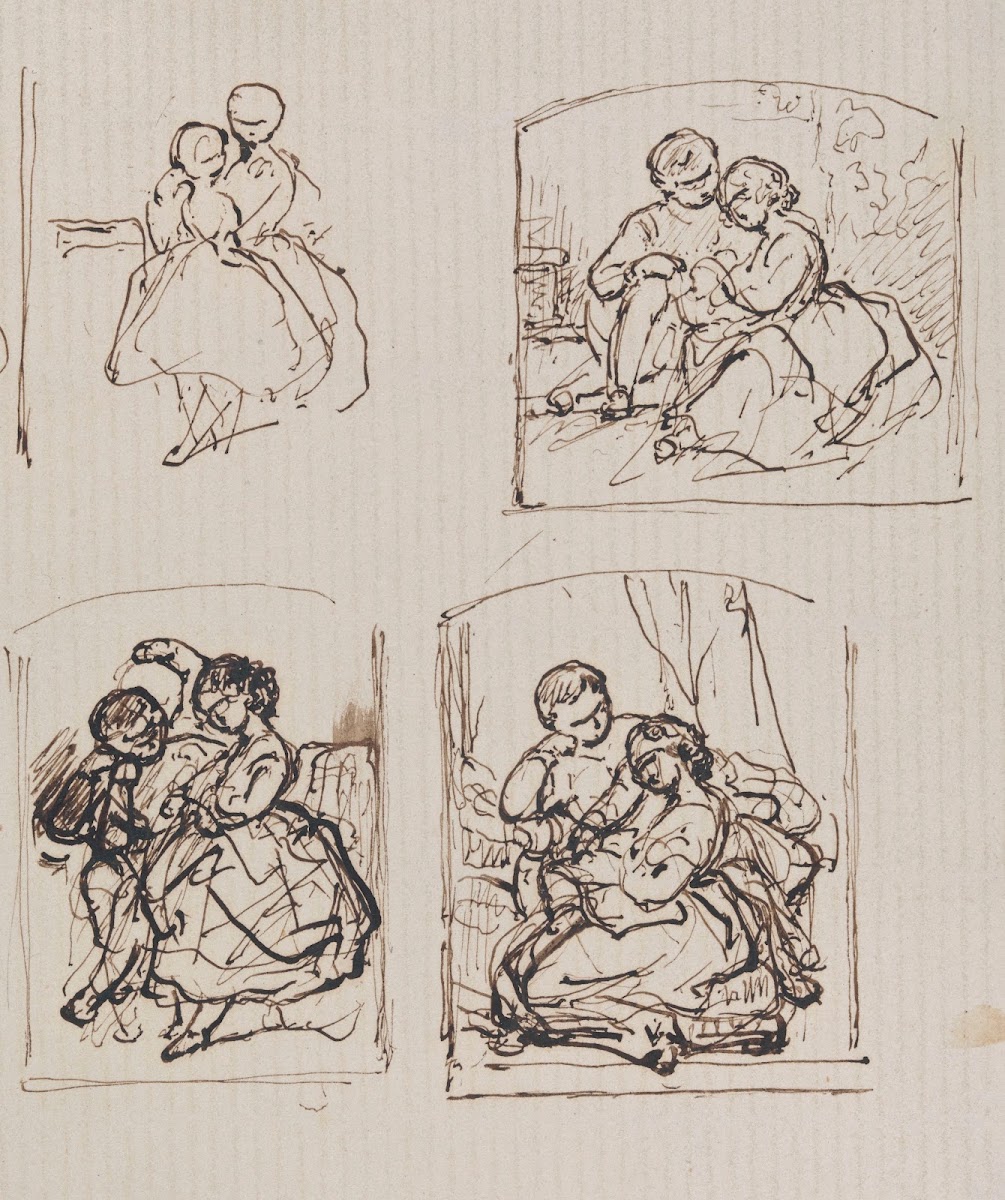 Four Portraits of two Children