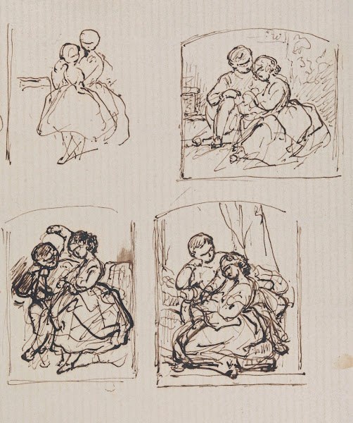 Four Portraits of two Children
