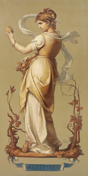 Les Quatres Saisons The Four Seasons  Autumne Autumn Circa 1873