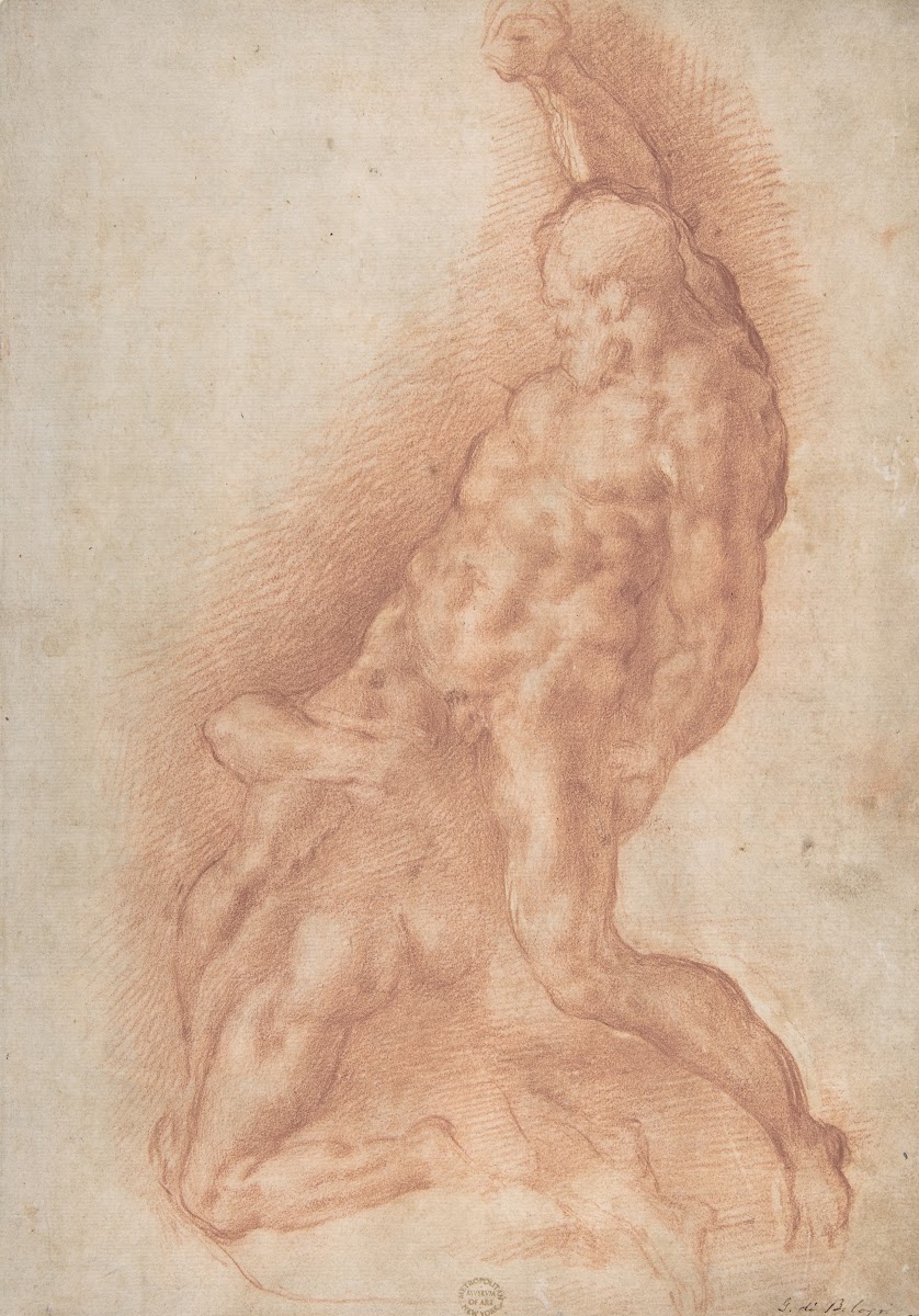 Samson Slaying the Philistine after Michelangelo 153791