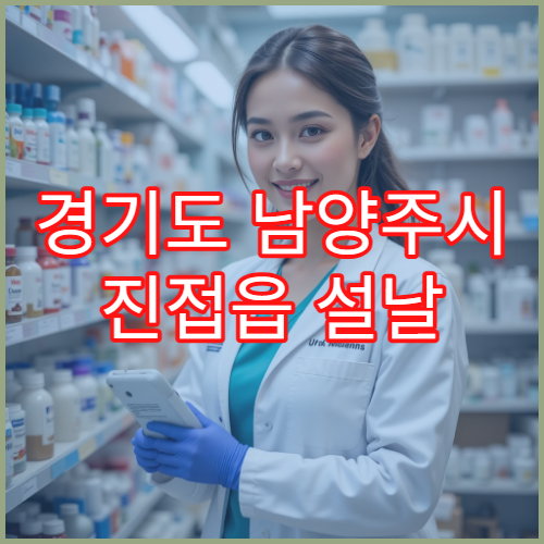 경기도 남양주시 진접읍 설날 연휴 당직 약국 운영 약국 리스트