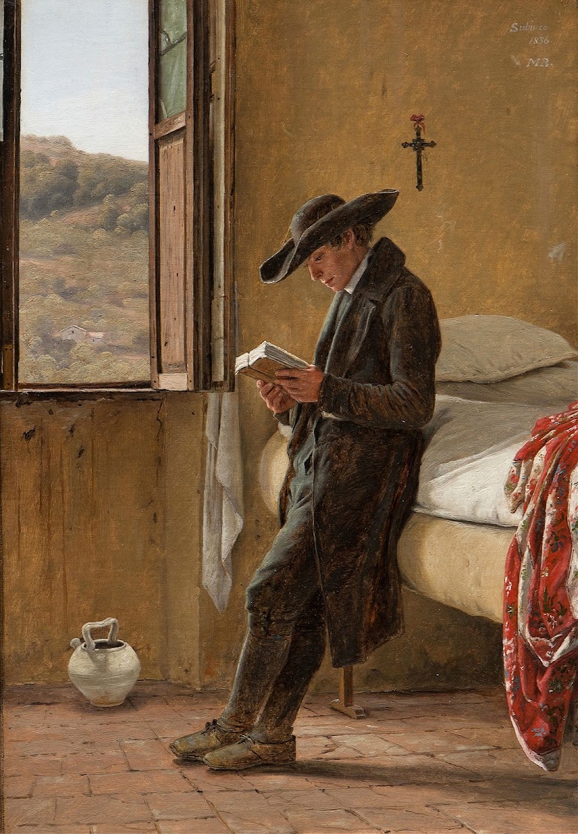 Young Clergyman Reading 1836