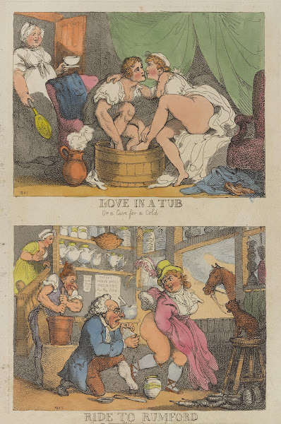 Love in a tub or a cure for a cold Ride to Rumford 1812