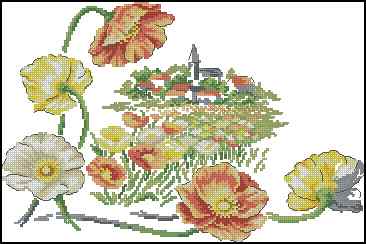 CMP 170170 Small Village With Flowers