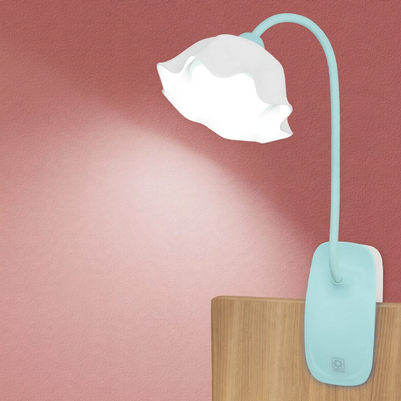 LED-Klemmleuchte für Schreibtisch und Bett