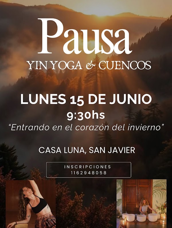 Pausa: Yin Yoga y Cuencos