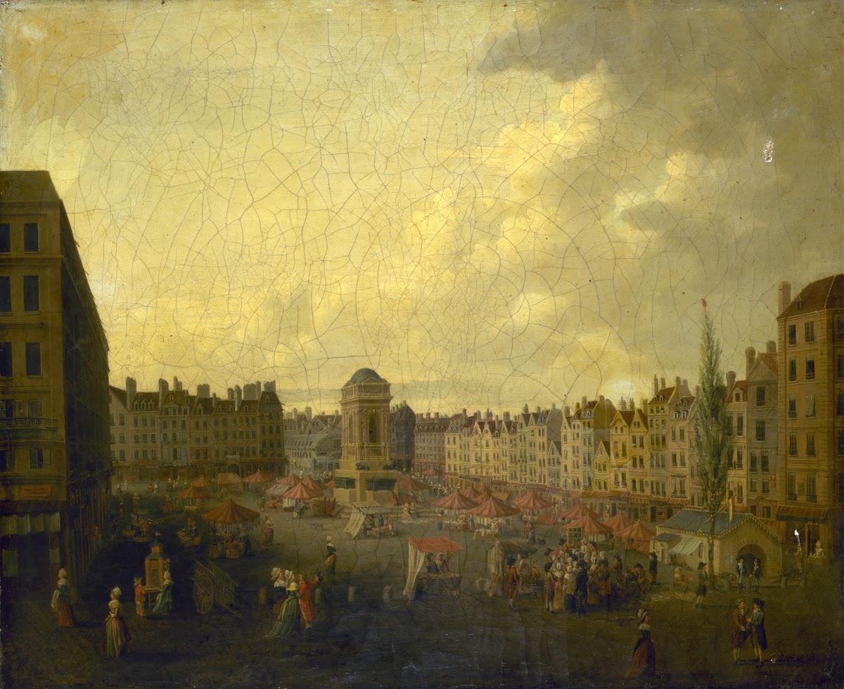 Le marché des Innocents vers 1791 1791
