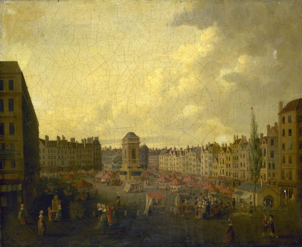 Le marché des Innocents vers 1791 1791