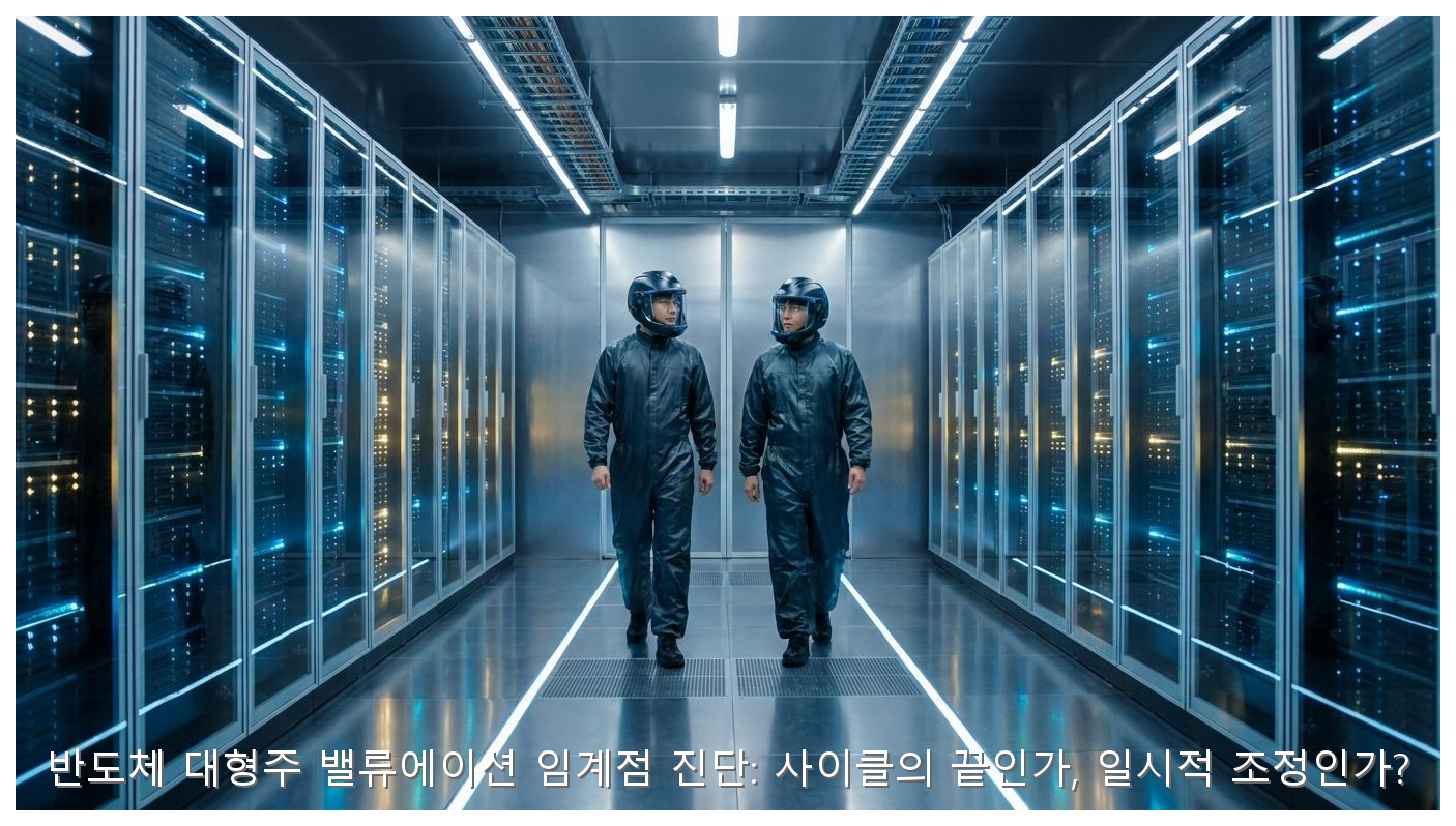 반도체 대형주 밸류에이션 임계점 진단 핵심 안내 및 분석 인포그래픽 (3)