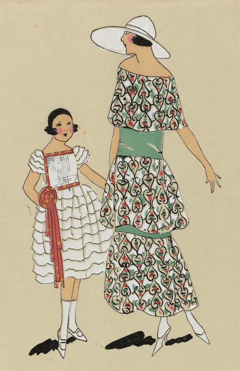 SOEURETTE  1 Robe en Crisseldy blanc 1923