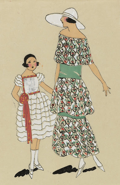 SOEURETTE  1 Robe en Crisseldy blanc 1923