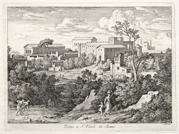 View of San Vitale Rome c 1810