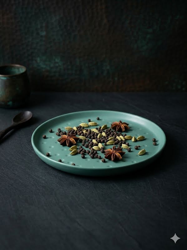 Plato Postre Huellas Finger Prints Aqua