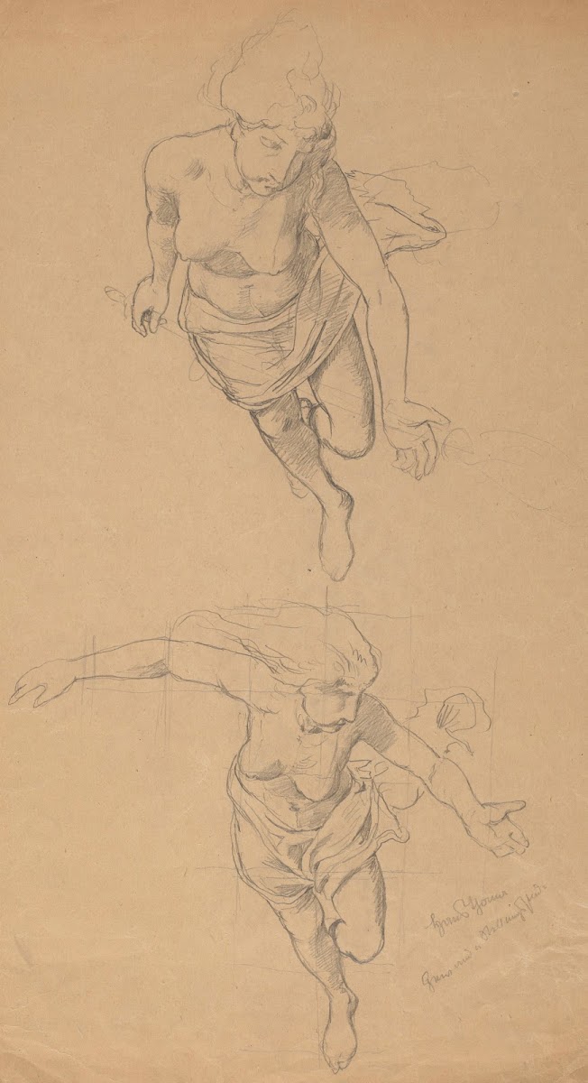 Study of Two Semi Nude Women 1890   1910