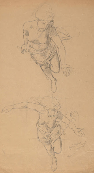 Study of Two Semi Nude Women 1890   1910