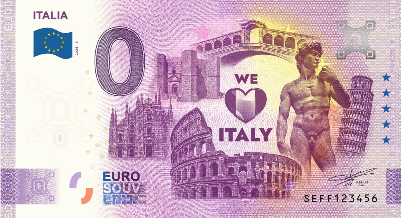 Billet 0€ ITALIAWE [coeur] ITALY
