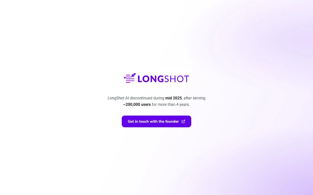 Captura de LongShot AI â€” 2.0