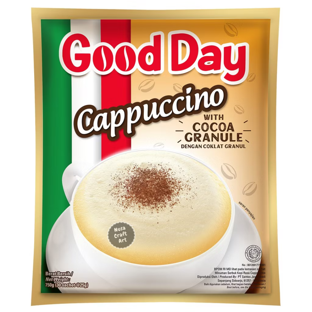 Alternative view of Good Day Cappuccino Coffee Pack of 10 (10 Sachets @25 Grams)