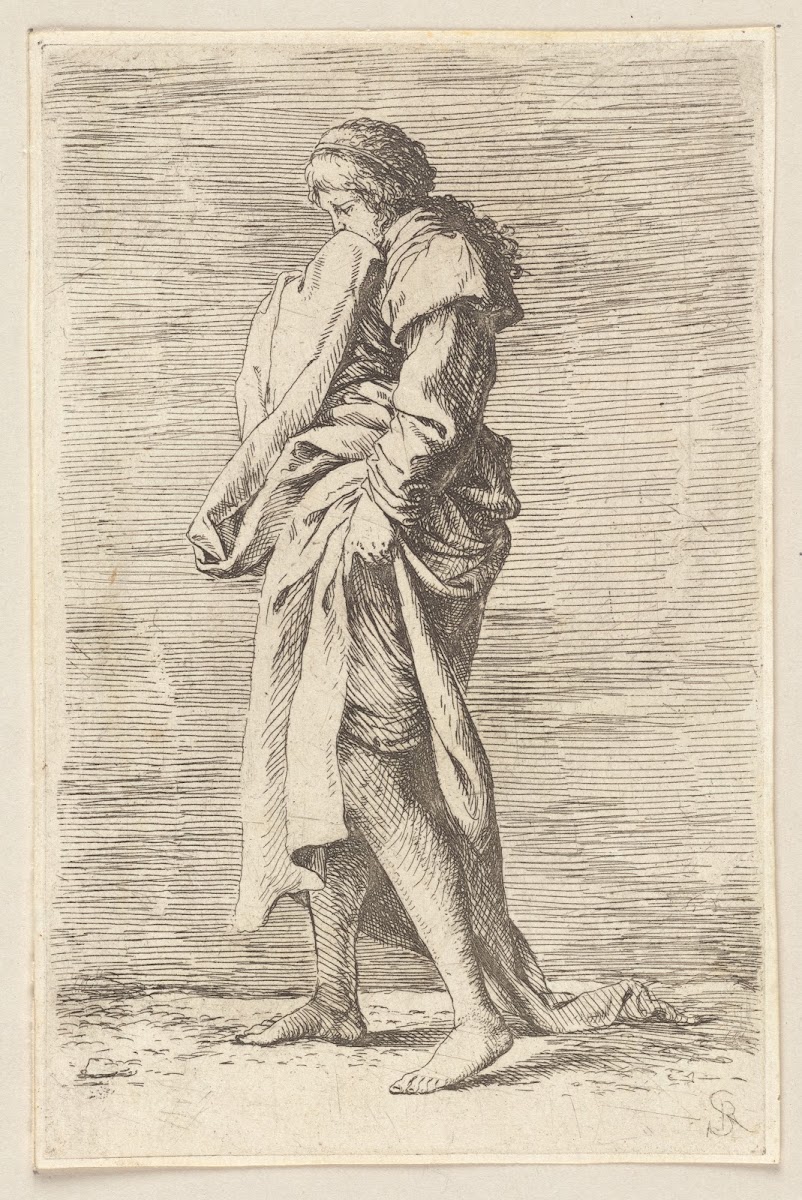 Young Woman Walking Toward the Left 1656   1657
