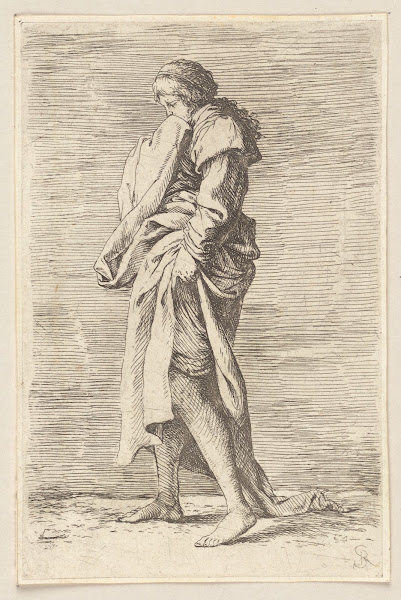 Young Woman Walking Toward the Left 1656   1657