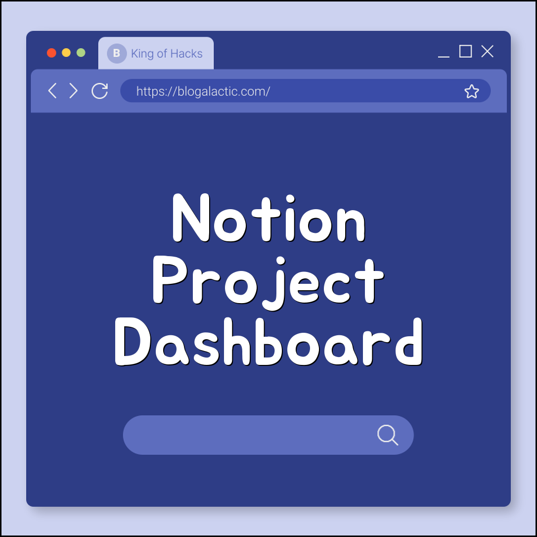 Notion project dashboard templates for efficiency (databases, views)