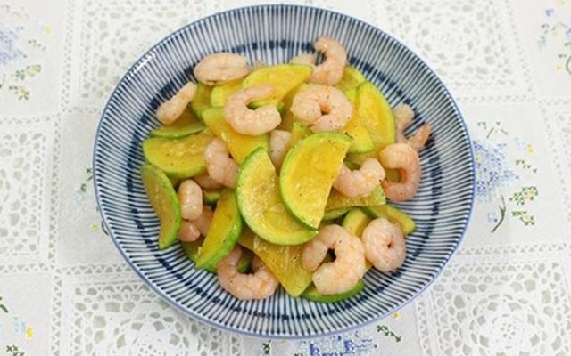 Bí Ngòi Hấp Tôm