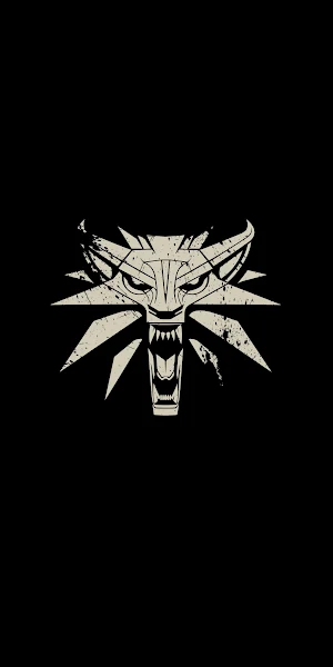 Minimalism, Simple Background, Black Background, Logo, Wolf 4K Wallpaper Background