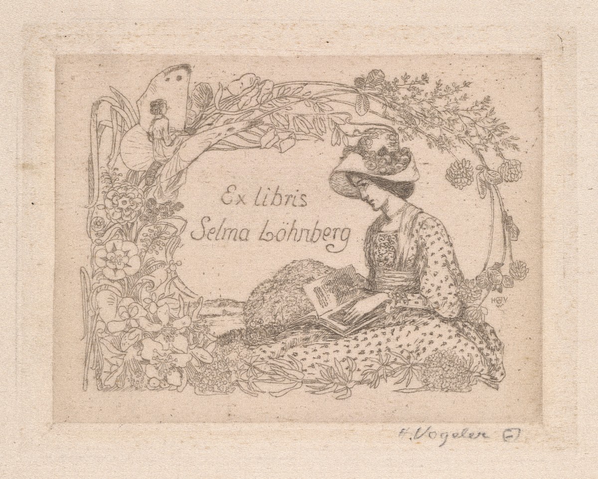 Ex Libris Selma Löhnberg 1910