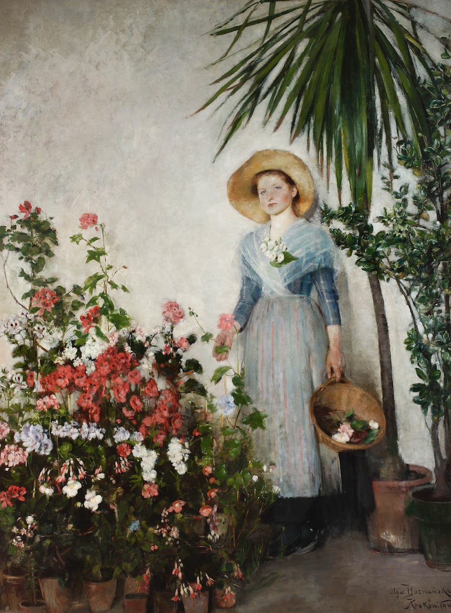 In the orangery 1890