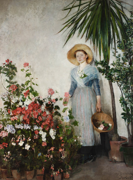In the orangery 1890