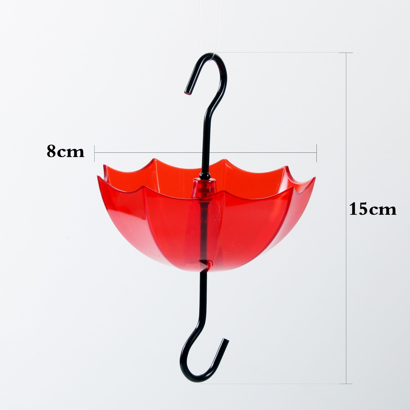 Decorative Glass Feeder for Hummingbirds