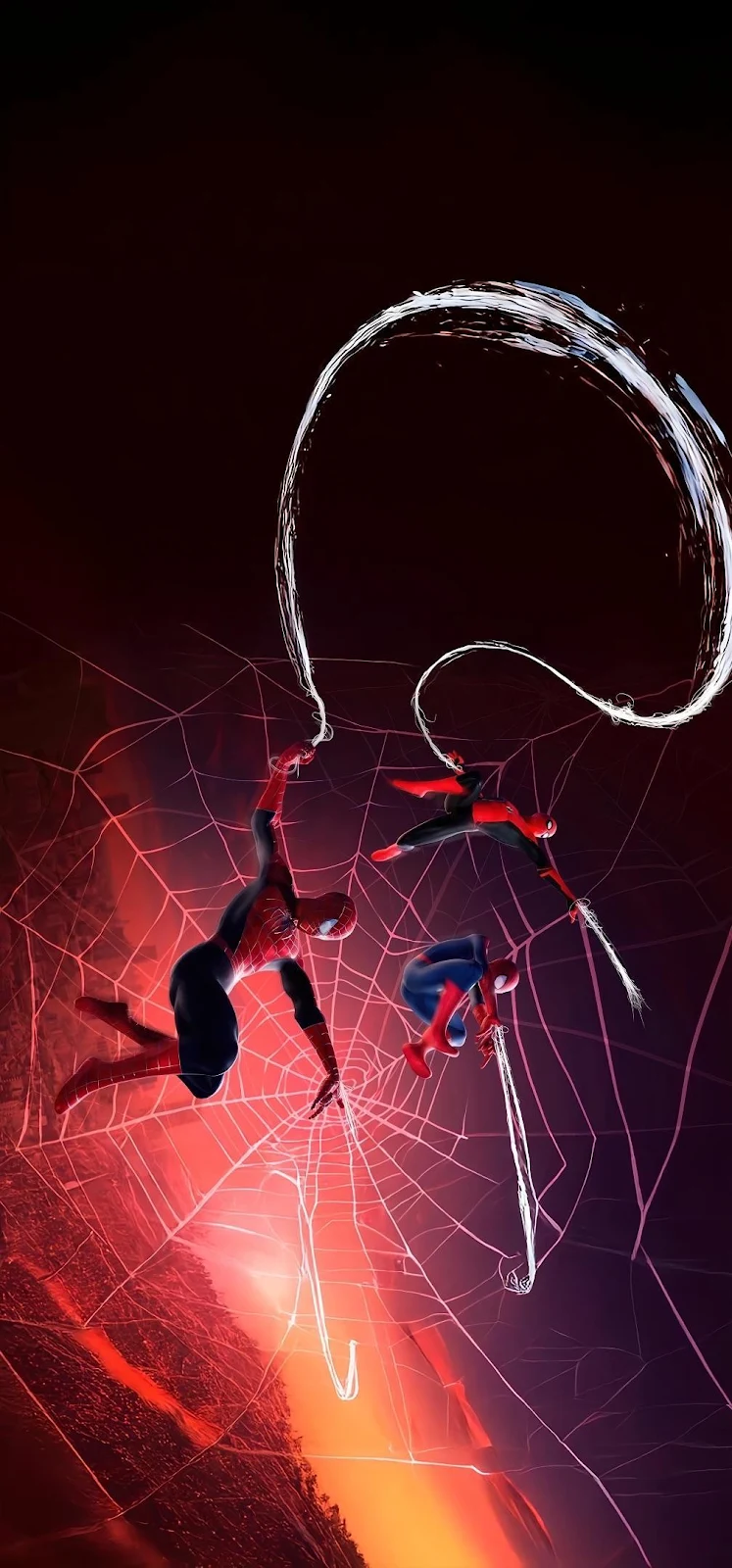 Spider-Man No Way Home Heroes - Digital Art iPhone Wallpaper (1008x2160)
