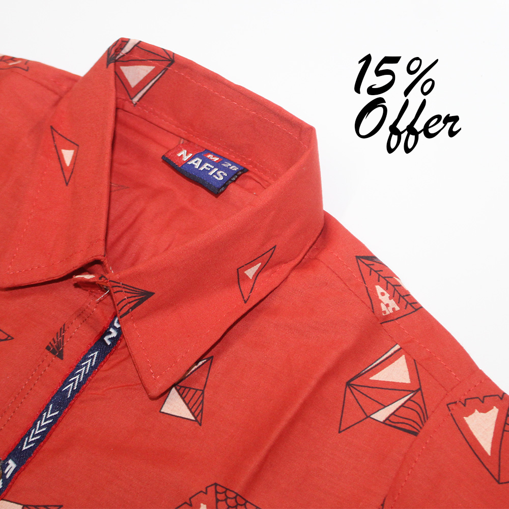 Shirt and Pant | Half Sleeve All Over Printed Shirt and Shorts Set For Boys | YCSIHCR53V