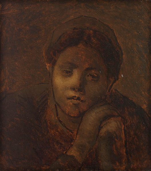 Tête de paysanne étude 1872