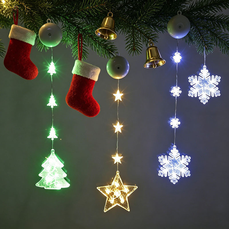 LED Christmas Suction Light for Windows